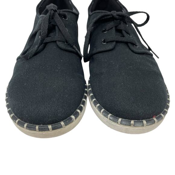 Cloudsteppers by Clark’s Glow Lace Sneakers Women’s Size 8 Black Canvas Comfort - Picture 3 of 10